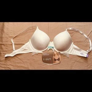 Secret treasures t-shirt bra-36B-white NWT